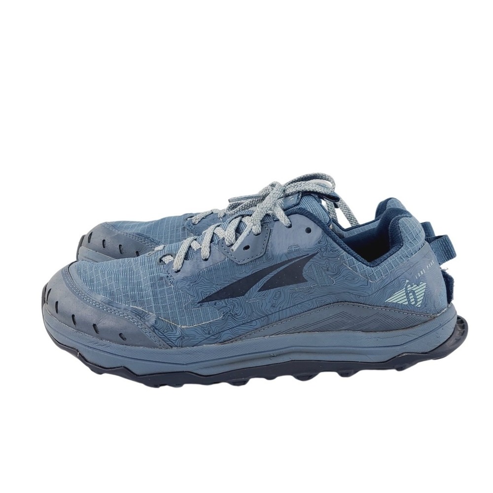 Altra, Lace Up Mesh/ Synthetic/ Rubber Trail Running Shoes women's Size 9.5 Blue